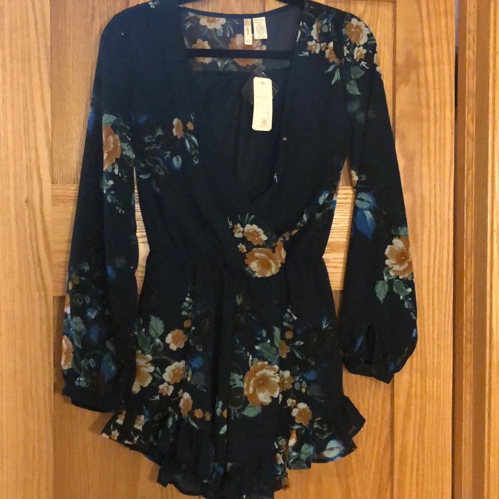 NWT long sleeve short jumpsuit!